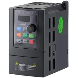 ATO 1 hp 0.75kW VFD, Single Phase to Three Phase VFD Variable Frequency Drive for AC Motor Speed Control