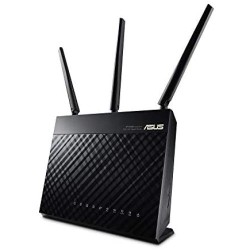ASUS AC1900 WiFi Gaming Router (RT-AC68U) - Dual Band Gigabit Wireless Internet Router, Gaming & Streaming, AiMesh Compatible, Free Lifetime Internet Security, Adaptive QoS, Parental Control