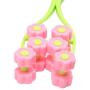 Face Massager,SinLoon Facial Massage, Flower Type Massage Roller for V Face Pull Tight Firming, Beauty Tool (Pink)