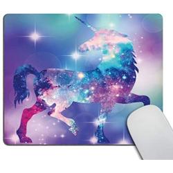 Smooffly Gaming Mouse Pad Custom,Unicorn Galaxy Mousepad Non-Slip Rubber Rectangle Mouse Pads for Computers Laptop