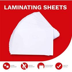 XFasten Self-Adhesive Laminating Sheets, 9 x 12 Inches (50-Pack), 4.76 Thickness