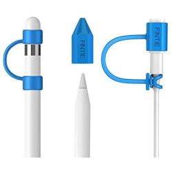 Fintie 3 Pieces Bundle Compatible with Apple Pencil Cap Holder, Nib Cover, Adapter Tether for Apple Pencil 1st Generation, iPad 10.2, iPad 9.7, iPad Air 3rd Gen/iPad Pro 10.5 Pencil, Blue