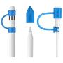 Fintie 3 Pieces Bundle Compatible with Apple Pencil Cap Holder, Nib Cover, Adapter Tether for Apple Pencil 1st Generation, iPad 10.2, iPad 9.7, iPad Air 3rd Gen/iPad Pro 10.5 Pencil, Blue