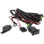 Fog Light Switch Wiring Kit, 12V Universal Car LED Light Bar Wiring Harness On/Off Rocker Switch 40A Power Relay Blade Fuse for Most Vehicles