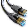 Cat 8 Ethernet Cable, 6ft Heavy Duty High Speed Internet Network Cable, Professional LAN Cable,26AWG, 2000Mhz 40Gbps with Gold Plated RJ45 Connector, Shielded in Wall, Indoor&Outdoor.