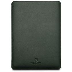 Woolnut Leather & Wool Sleeve Case Cover, for MacBook Pro 13 & Air 13 inch (New model) - Green