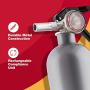 First Alert Fire Extinguisher | Designer Home Fire Extinguisher, Pewter, 2.5 lb, DHOME1 FE1A10GR