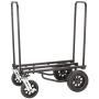 Rock-N-Roller R12STEALTH (All Terrain Stealth) 8-in-1 Folding Multi-Cart/Hand Truck/Dolly/Platform Cart/34'' to 52'' Telescoping Frame/500 lbs. Load Capacity, Black