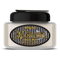 One Minute Manicure – Moisturizing Salt Scrub – 13 oz – Professionally Formulated To Exfoliate, Recondition & Moisturize Skin – Enhanced With Botanical Oils & Natural Sea Salts (Classic Mint)