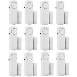 Door Window Alarm, Burglar Alarm, Home Security Wireless Magnetic Sensor Anti-Theft Alarm ((12 pcs) Home Alarm)