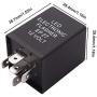 smseace EP27 5p 12V Electronic LED Flasher relays Used for Universal Motorcycle Turn Signal Bulbs Hyper Flasher Relay