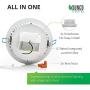 Sunco Lighting 16 Pack 6 Inch Slim LED Downlight, Integrated Junction Box, 14W=100W, 850 LM, Dimmable, 2700K Soft White, Recessed Jbox Fixture, IC Rated, Retrofit Installation - ETL & Energy Star