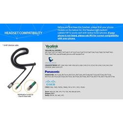 IPD IPH-165 Binaural canceling, Corded Call Center/Office Headset with U10P-S Bottom Cable Works with All Yealink,Snom,Panasonic & LG IP Phones