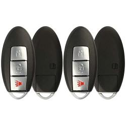 KeylessOption Keyless Entry Remote Car Key Fob for KBRASTU15, CWTWB1U733 (Pack of 2)