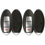 KeylessOption Keyless Entry Remote Car Key Fob for KBRASTU15, CWTWB1U733 (Pack of 2)