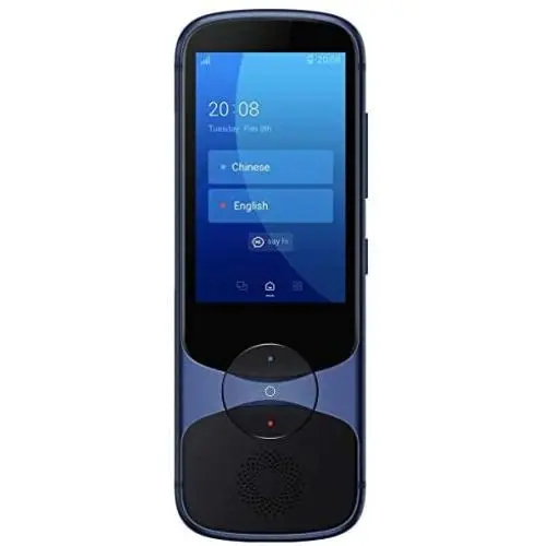 Jarvisen Language Translator Device with Unlimited 2-Year Global Data (No WiFi Need) 200+ Countries 95+% Accuracy Instant Real-time Voice Translation & Offline Translation w/Bluetooth & 4G/LTE (Blue)