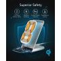 Anker Wireless Charger, PowerWave Stand, Qi-Certified for iPhone 12, 12 Mini, 12 Pro Max， SE, 11, 11 Pro, 11 Pro Max, XR, Xs Max, 10W Fast-Charging Galaxy S20 S10 S9 S8, Note 10 (No AC Adapter)