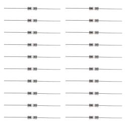 Fielect 20pcs 250V 0.5A Fast Blow Axial Lead Tube Fuse Glass Tube Fuses 3.6x10mm
