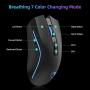 NPET S20 Wired Gaming Keyboard Mouse Combo, LED Backlit Quiet Ergonomic Mechanical Feeling Keyboard, Backlit Gaming Mouse 3200 DPI, for Desktop, Computer, PC