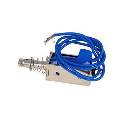 Fielect DC 24V 5N Push Type Solenoid Electromagnet, 0.3A 7.2W 10mm Stroke, Open Frame, Linear Motion, 16 x 16.5X 30mm, JF-0530B-24V