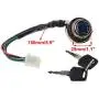 WOOSTAR 6 Wire Ignition Key Switch On Off 2 Position Replacement for 50cc 70cc 90cc 110cc 125cc 150cc 250cc 250cc Taotao Redcat Roketa Sunl Honda ATV 4 Wheeler Dirt Pit Bike Go Kart