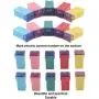 10 Pc Automotive TALL/STANDARD PROFILE JCASE Fuse 25 Amp Fuse Kit for Ford, Chevy/GM, Nissan, and Toyota Pickup Trucks, Cars and SUVs