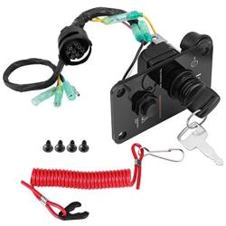 12V Single Key Switch Panel Assembly for Yamaha Outboard Engine Yacht 704-82570-12-00