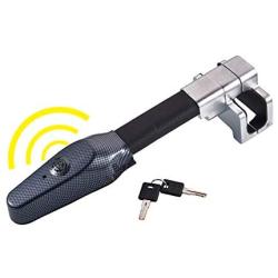 Blueshyhall Anti Theft Safety Alarm Steering Wheel T-Lock Universal for Auto Car Truck