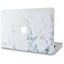KECC Laptop Case Compatible with Old MacBook Pro 15'' Retina (-2015) Plastic Case Hard Shell Cover A1398 (White Marble)