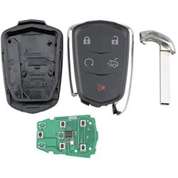 Car Key Fob Keyless Entry Remote Fits for Cadillac SRX 2015-2018, Cadillac XTS, Cadillac Escalade 2015-2017 (FCC ID: HYQ2AB) 315MHZ