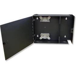 Lynn Electronics Fiber Optic Wall Mount Enclosure Box, holds 2 LGX footprint panels or modules for a maximum capacity of 48 fibers