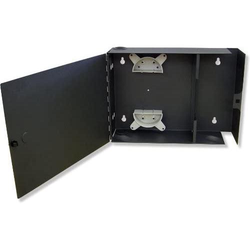 Lynn Electronics Fiber Optic Wall Mount Enclosure Box, holds 2 LGX footprint panels or modules for a maximum capacity of 48 fibers