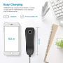 NETUM Bluetooth Barcode Scanner, Compatible with 2.4G Wireless & Bluetooth Function & Wired Connection, Connect Smart Phone, Tablet, PC, Laser Bar Code Reader Work with Windows, Mac,Android, iOS