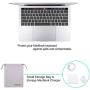 MOSISO Compatible with MacBook Pro 15 inch Case 2019 2018 2017 2016 Release A1990 A1707 with Touch Bar, Plastic Hard Shell Case & Keyboard Cover & Screen Protector & Storage Bag, Crystal Clear