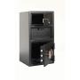 Templeton Standard Depository Drop Safe & Lock Box, Electronic Multi-User Keypad Combination Lock with Key Backup, Anti Fishing Security, 1.5 CBF Black