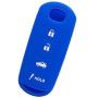 Alegender Qty(2) Smart Key Fobs Remote Covers Case Holder Jacket Skin for 2017 2018 Mazda CX-5 CX5 6 3 Miata MX5 Smart 4 Buttons Keyless Entry