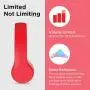 LilGadgets Connect+ Kids Premium Volume Limited Wired Headphones with SharePort and Inline Microphone (Children, Toddlers) - Red