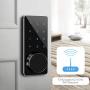 Door Lock WiFi,Smart Lock,Smart Electronic Door Lock with keyless,Touchscreen,Mechanical Keys Enabled Auto Lock Alarm Technology for Home,Hotel,Apartment and Office (with WiFi)
