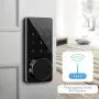 Door Lock WiFi,Smart Lock,Smart Electronic Door Lock with keyless,Touchscreen,Mechanical Keys Enabled Auto Lock Alarm Technology for Home,Hotel,Apartment and Office (with WiFi)