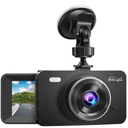 Pathinglek Dash Cam 1080P DVR Dashboard Camera FHD Car Driving Recorder 3 Inch Driving Camera LCD Screen, 170°Wide Angle, WDR, G-Sensor, Loop Recording, Parking Monitor, Motion Detection