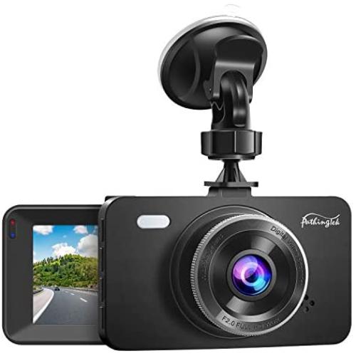 Pathinglek Dash Cam 1080P DVR Dashboard Camera FHD Car Driving Recorder 3 Inch Driving Camera LCD Screen, 170°Wide Angle, WDR, G-Sensor, Loop Recording, Parking Monitor, Motion Detection
