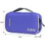 BAGSMART Electronic Organizer Travel Cable Organizer Bag Portable Electronic Accessories Bag for Cable, USB, Blue