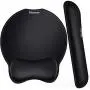 Gimars Upgrade Enlarge Superfine Fibre Soft Smooth Gel Ergonomic Mouse Pad Wrist Support and Keyboard Wrist Rest for Computer, Laptop, Mac, Gaming and Office, Durable, Comfortable and Pain Relief