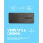 VisionTek VT1000 Universal Dual Full HD USB 3.0 Laptop Monitor Docking Station, Displaylink, HDMI, DisplayPort, VGA, RJ45 Ethernet, for MacBook & Windows (901147) VisionTek VT1000 Universal Dual Full HD USB 3.0 Laptop Monitor Docking Station, Displaylink, HDMI, DisplayPort, VGA, RJ45 Ethernet, for MacBook & Windows (901147)