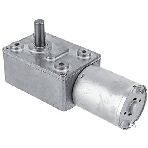 DC 12V Geared Motor High Torque Turbo Electric Mini Engine Motor 2/3/10/30/100RPM (3 RPM)