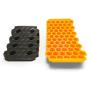 Camco 44423 RV Curved Leveler with Chock - Easy Drive-on Leveler Adds Up to 4'' in Height