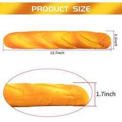 Soft Toast Bread Baguette Shape Anti-Skid Keyboard Wrist Rest Support for Office,Computer,Laptop& Mac,Slow Bounces Back Foam for Easy Typing & Pain Relief