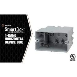 Madison Electric Products MSBHZ One Gang Horizontal Device Box with Depth Adjustable, Heavy Duty 42lb