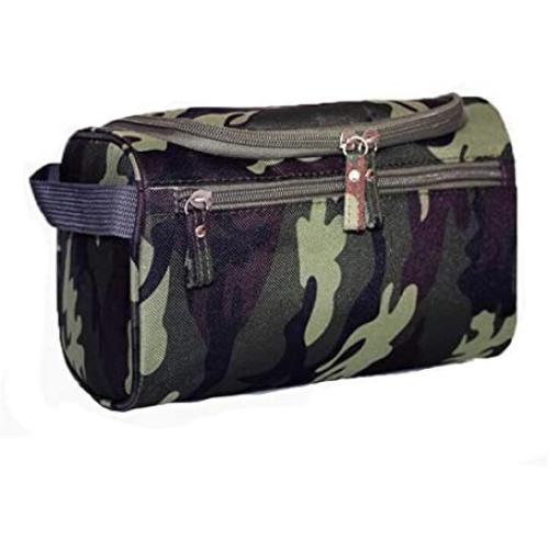 Tumecos Toiletry Dopp Kit Travel Electronics Organizer Shaving Accessories Bag (Army Green 3)