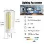 All-New G8 Led Bulb, 75W Halogen Bulb Replacement, Dimmable 7W G8 Led Lamps, G8 Bi-pin Base Bulb, AC120V 720lm, Under Cabinet Counter Light, Kitchen Lighting and Puck Lights,Daylight White 4pack